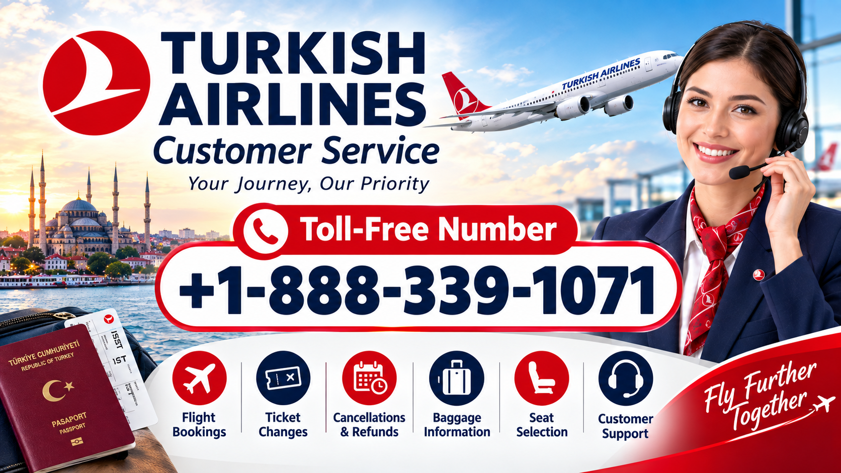 Turkish Airlines Customer Fast Service Detail Here Contact US  For More Guidelines 24 HoursAvailable - YouTube